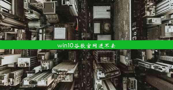 win10谷歌官网进不去