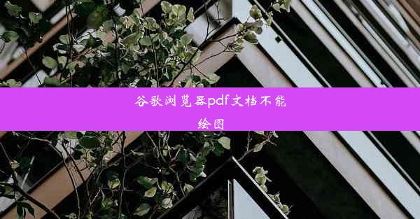 谷歌浏览器pdf文档不能绘图