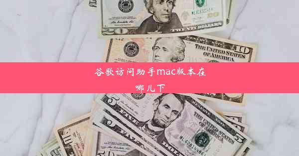 谷歌访问助手mac版本在哪儿下