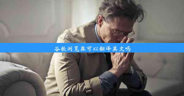 谷歌浏览器可以翻译英文吗