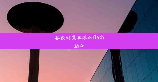 谷歌浏览器添加flash插件