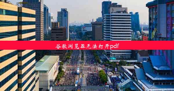 谷歌浏览器无法打开pdf