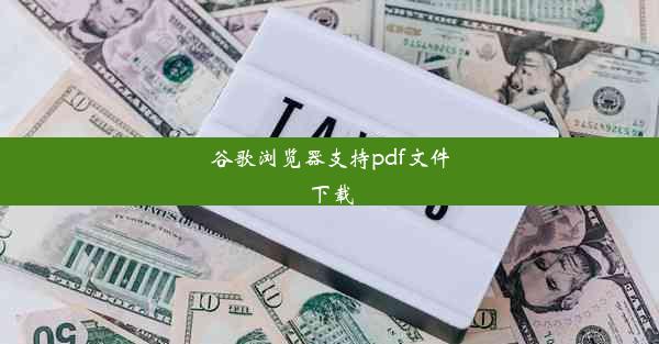 谷歌浏览器支持pdf文件下载