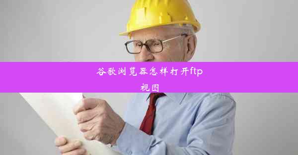 谷歌浏览器怎样打开ftp视图