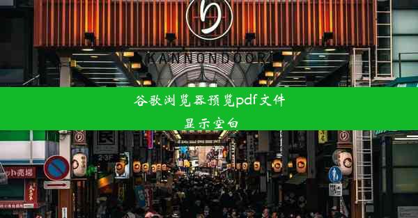 谷歌浏览器预览pdf文件显示空白