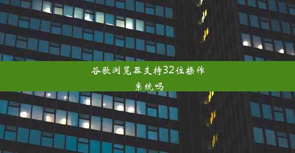 谷歌浏览器支持32位操作系统吗