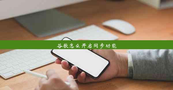 谷歌怎么开启同步功能