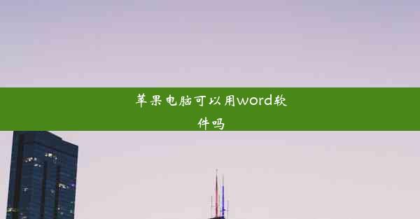 苹果电脑可以用word软件吗