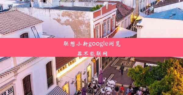 联想小新google浏览器不能联网