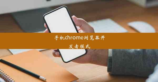 手机chrome浏览器开发者模式