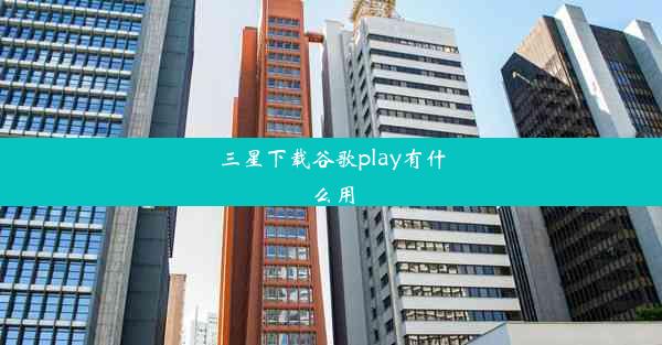 三星下载谷歌play有什么用