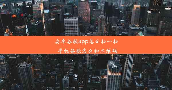 安卓谷歌app怎么扫一扫_手机谷歌怎么扫二维码