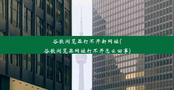 谷歌浏览器打不开新网址(谷歌浏览器网址打不开怎么回事)