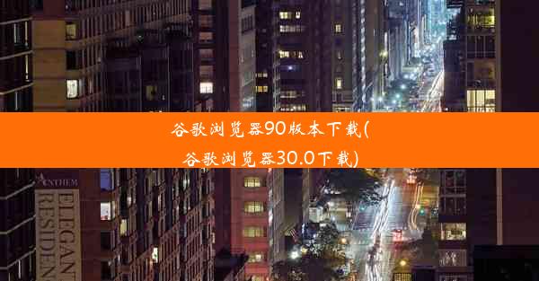 谷歌浏览器90版本下载(谷歌浏览器30.0下载)