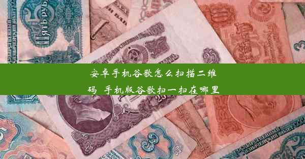 安卓手机谷歌怎么扫描二维码_手机版谷歌扫一扫在哪里