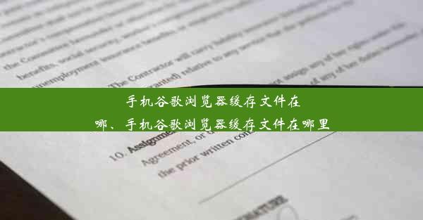 手机谷歌浏览器缓存文件在哪、手机谷歌浏览器缓存文件在哪里