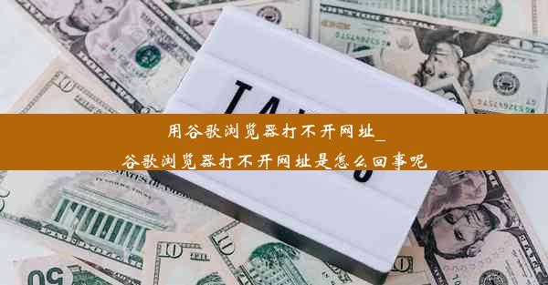 用谷歌浏览器打不开网址_谷歌浏览器打不开网址是怎么回事呢