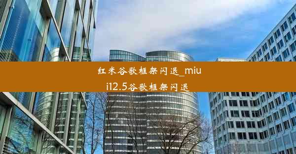 红米谷歌框架闪退_miui12.5谷歌框架闪退