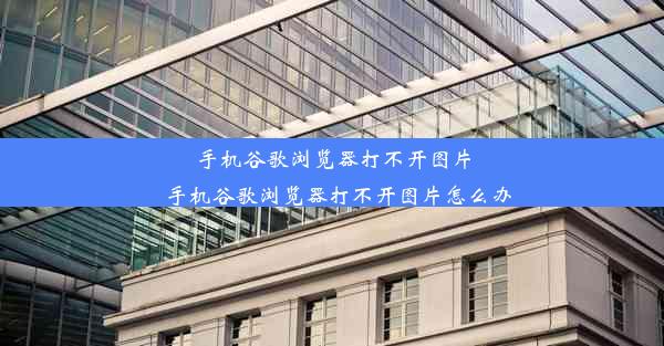 手机谷歌浏览器打不开图片_手机谷歌浏览器打不开图片怎么办