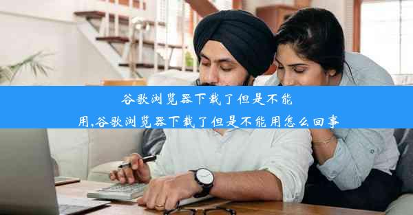 谷歌浏览器下载了但是不能用,谷歌浏览器下载了但是不能用怎么回事