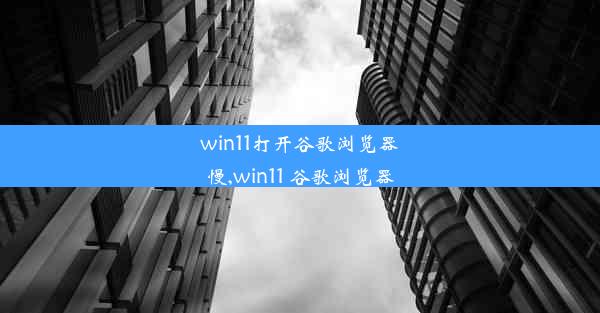 win11打开谷歌浏览器慢,win11 谷歌浏览器