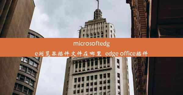 microsoftedge浏览器插件文件在哪里_edge office插件