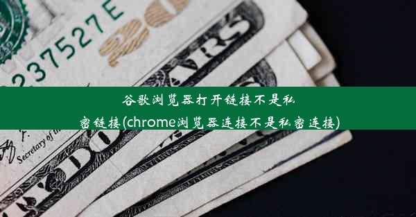 谷歌浏览器打开链接不是私密链接(chrome浏览器连接不是私密连接)