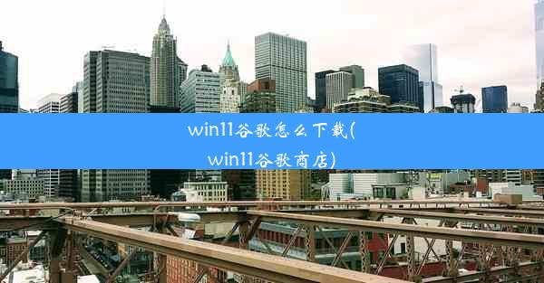 win11谷歌怎么下载(win11谷歌商店)