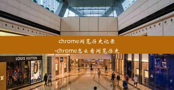 chrome浏览历史记录-chrome怎么看浏览历史