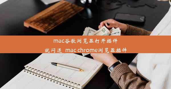 mac谷歌浏览器打开插件就闪退_mac chrome浏览器插件