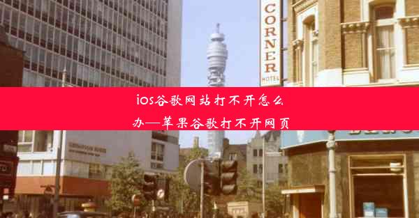 ios谷歌网站打不开怎么办—苹果谷歌打不开网页