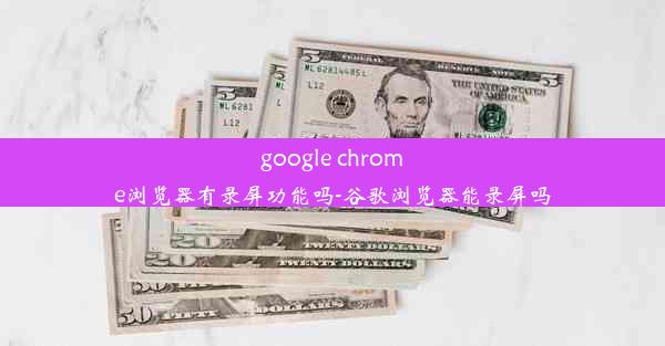 google chrome浏览器有录屏功能吗-谷歌浏览器能录屏吗