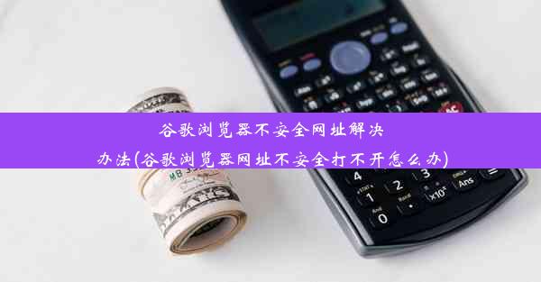 谷歌浏览器不安全网址解决办法(谷歌浏览器网址不安全打不开怎么办)