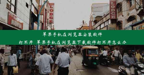 苹果手机在浏览器安装软件打不开_苹果手机在浏览器下载软件打不开怎么办