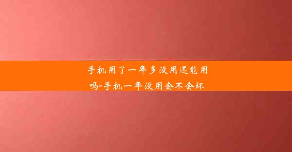 手机用了一年多没用还能用吗-手机一年没用会不会坏