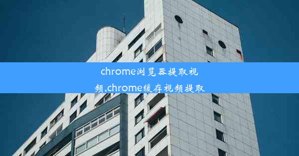 chrome浏览器提取视频,chrome缓存视频提取