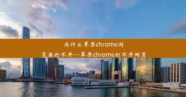 为什么苹果chrome浏览器打不开—苹果chrome打不开网页