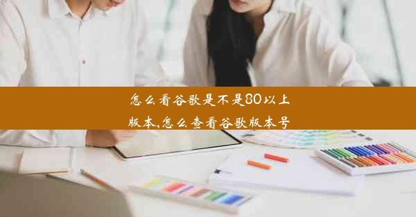 怎么看谷歌是不是80以上版本,怎么查看谷歌版本号