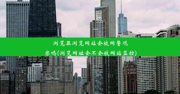 浏览器浏览网站会被网警观察吗(浏览网址会不会被网站监控)