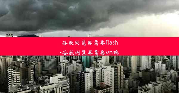 谷歌浏览器需要flash-谷歌浏览器需要vn嘛