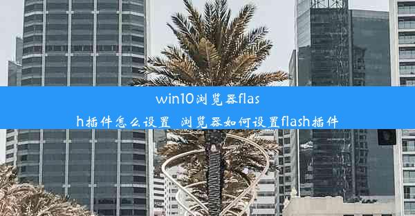 win10浏览器flash插件怎么设置_浏览器如何设置flash插件